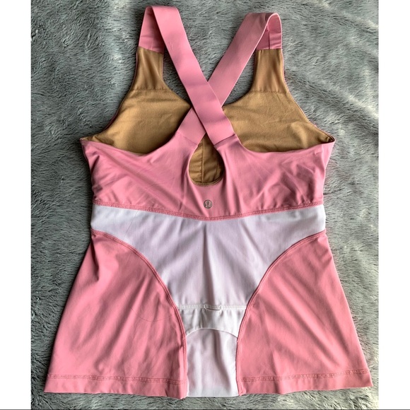 Lululemon Swift Tank // Pink, White - Picture 10 of 13